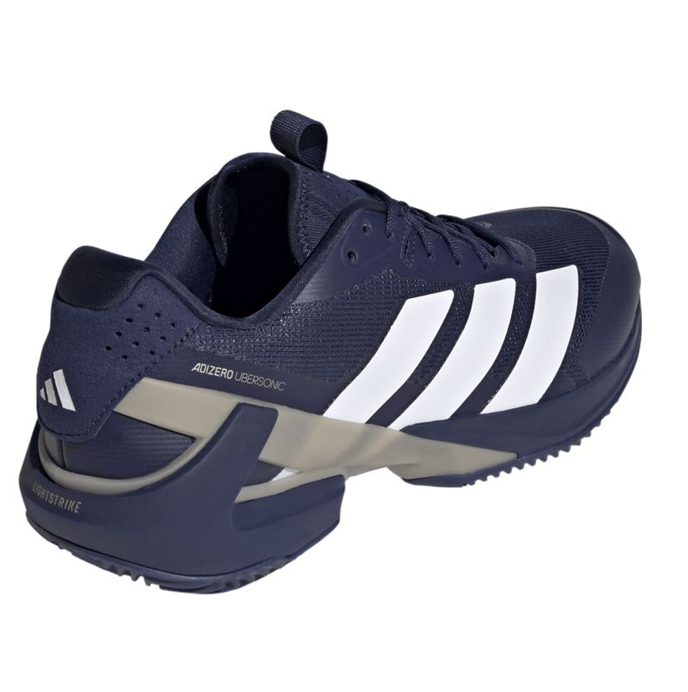 Мужские теннисные кроссовки Adidas Adizero Ubersonic 5 M Clay - dark blue/cloud white/cyber metallic