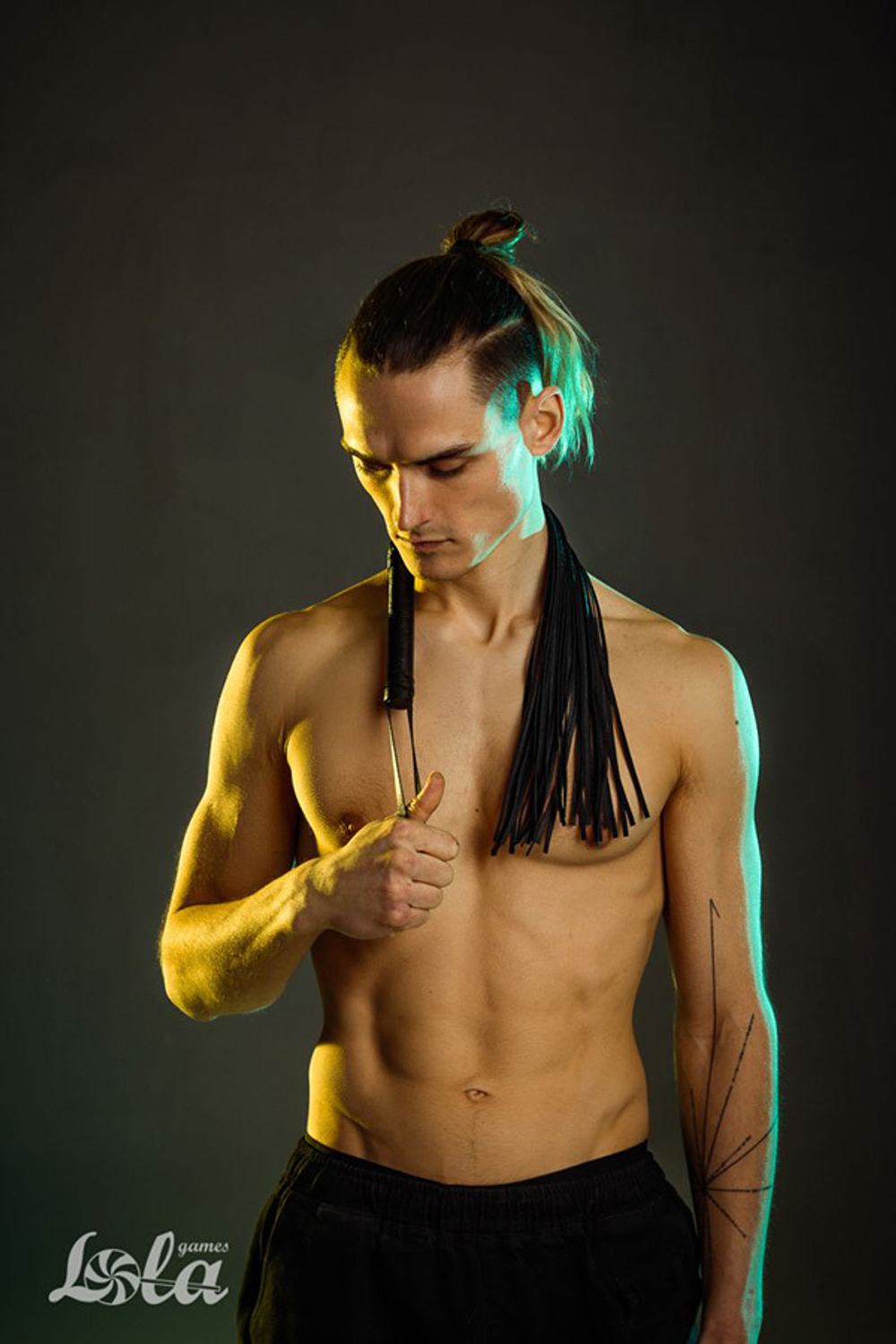 Черная плеть 45см Lola Games Party Hard Temptation 1114-01lola