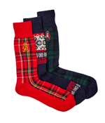 Носки 3 пары POLO RALPH LAUREN - красный(449958866)