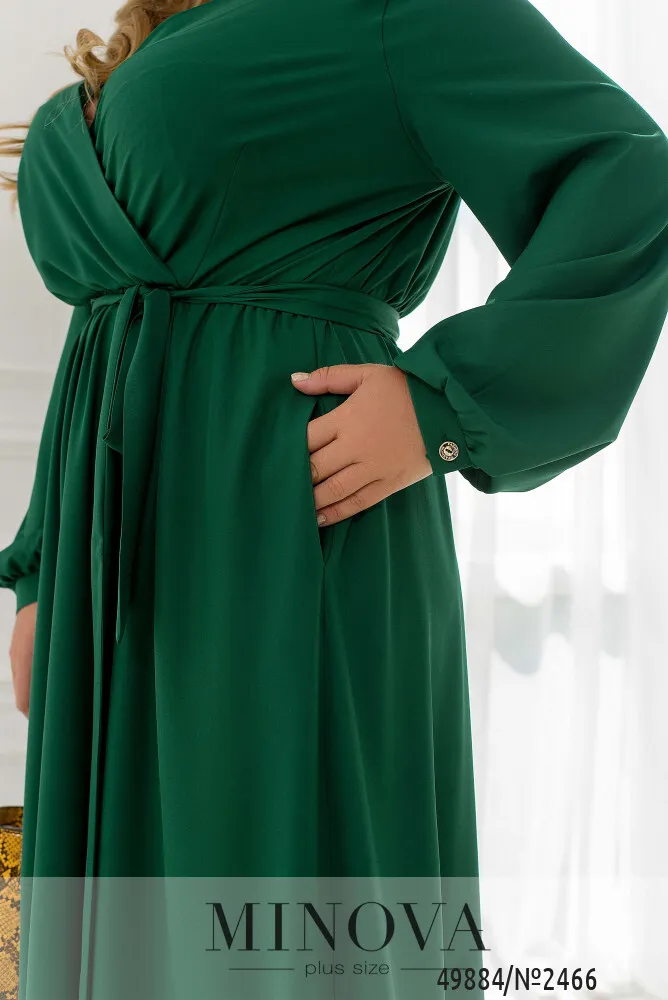 Платье 2466-зеленый Minova