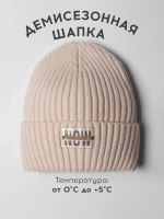 Шапка для девочки на осень