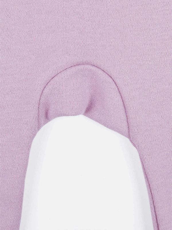 Ползунки с открытой ножкой и рюшей 