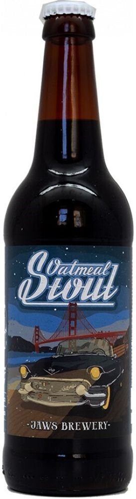 Пиво Джоус Овсяный Стаут / Jaws Oatmeal Stout 0.5 - стекло