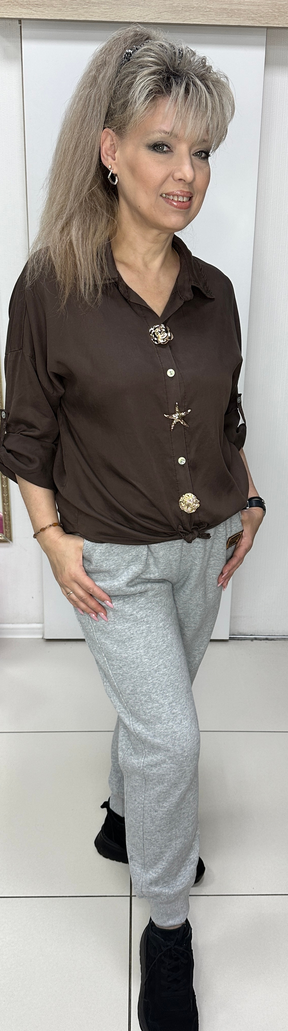 Теплые брюки-джоггеры на флисе.