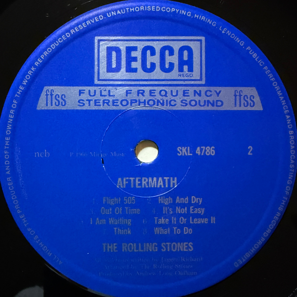 The Rolling Stones ‎– Aftermath (Скандинавия 1981г.) Т