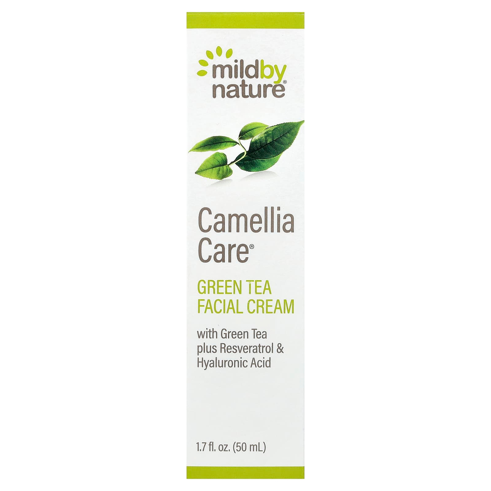 Mild By Nature, Camellia Care®, крем для лица с зелёным чаем, 50 мл (1,7 жидк. унции)