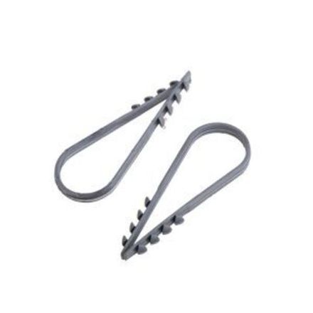 Дюбель-хомут нейлоновый PROconnect 19-25 мм, серый, упаковка 100 шт.