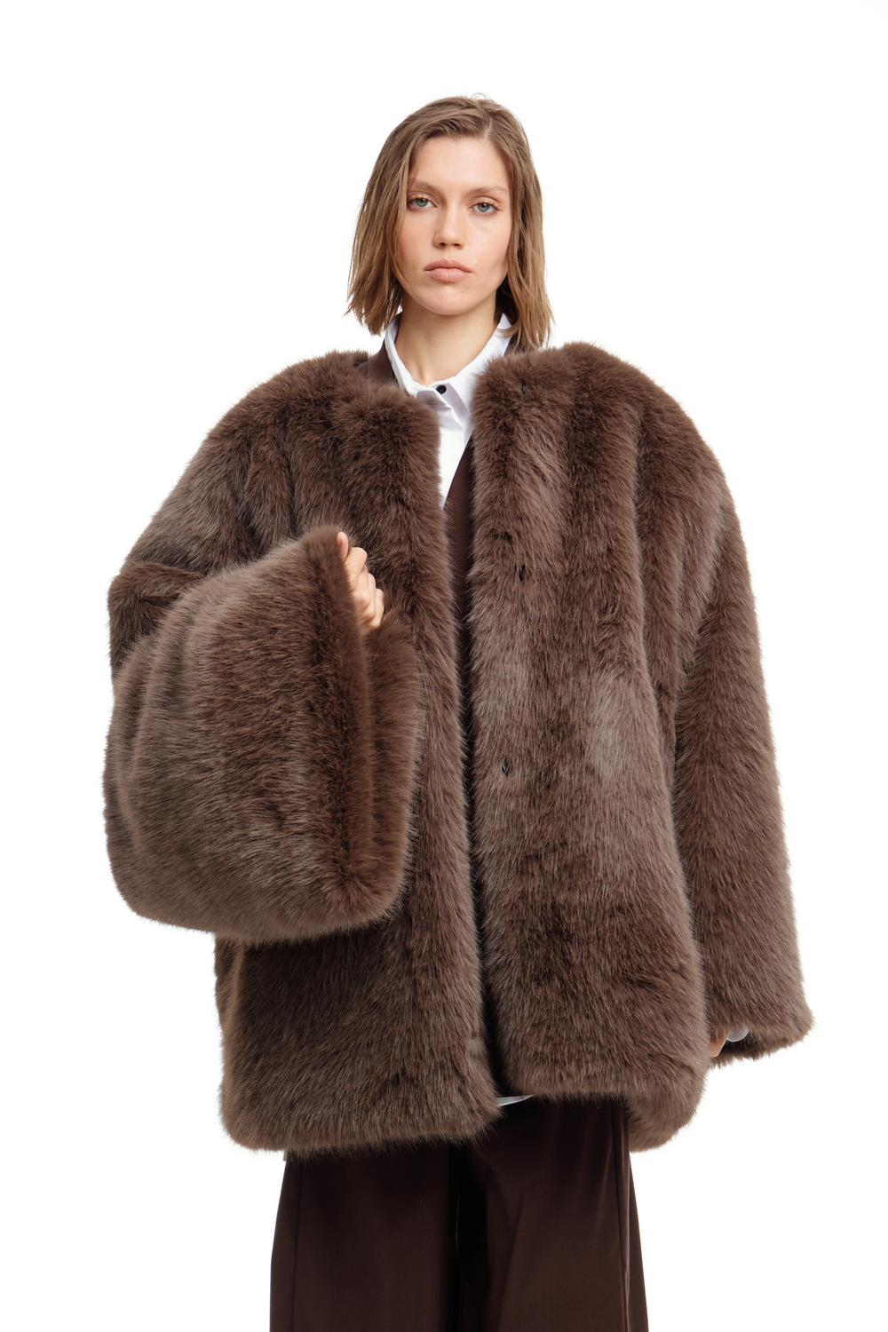 Шуба Old Money Brown