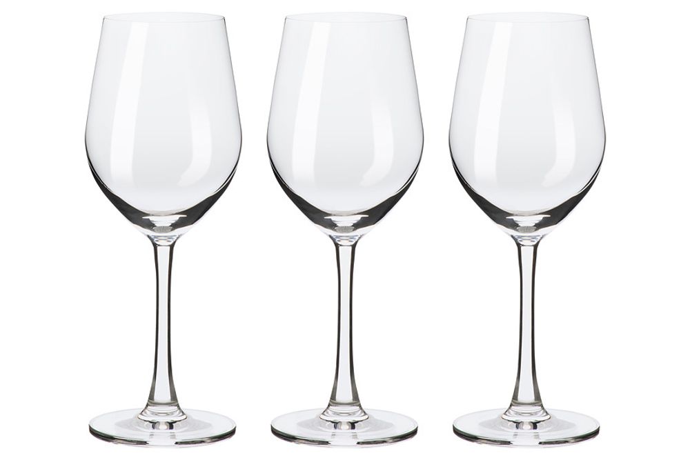 Набор из 6-ти стеклянных бокалов для белого вина MW827-AS0003, 345 мл, прозрачный