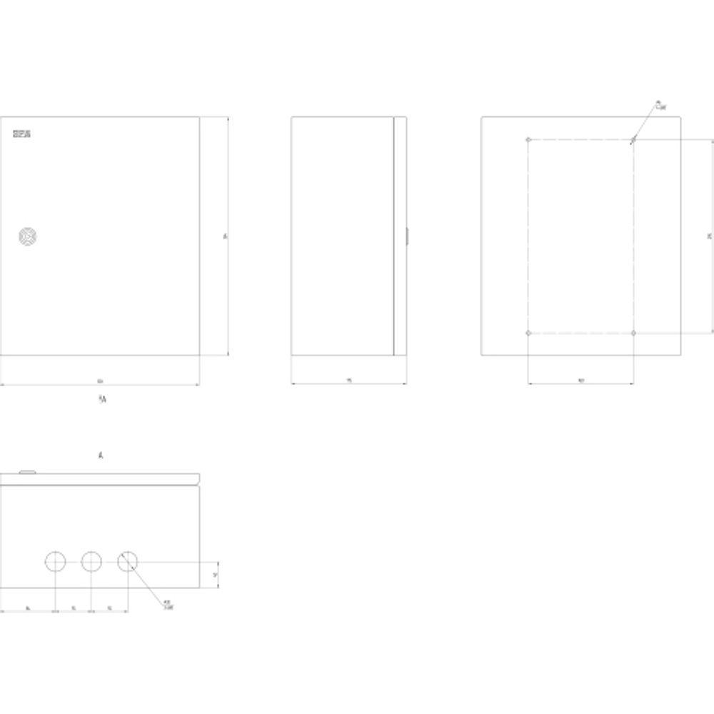Корпус металлический ЭРА SIMPLE ЩМП-03 (360х300х175) IP31 УХЛ3 серый
