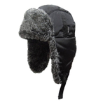 Шапка-ушанка с меховой опушкой