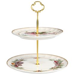 БЛЮДО ДВУХЪЯРУСНОЕ LEFARD "CELEBRATION" 19*23 СМ (КОР=24ШТ)