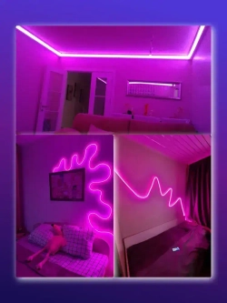 Крепление для гибкого неона, крепление для неоновой ленты, размер 8*16, 20 штук.