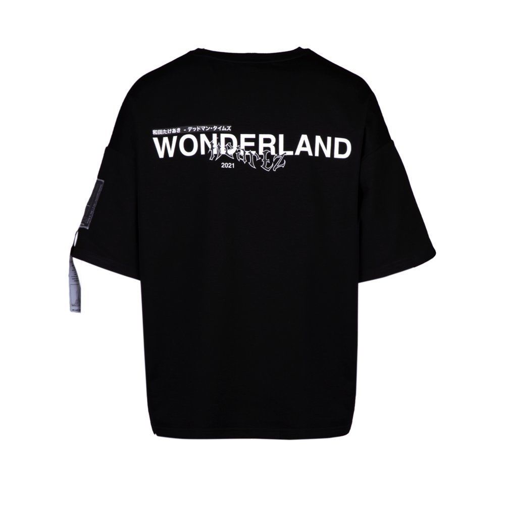 Футболка SS21 Won der Land Kimono Черная