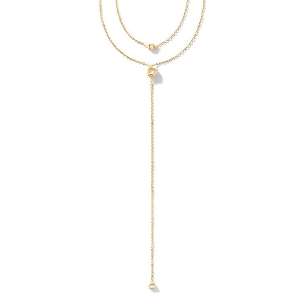 Колье Coeur de Lion Gold Crystal 5056/10-1816 цвет золотой, серебряный