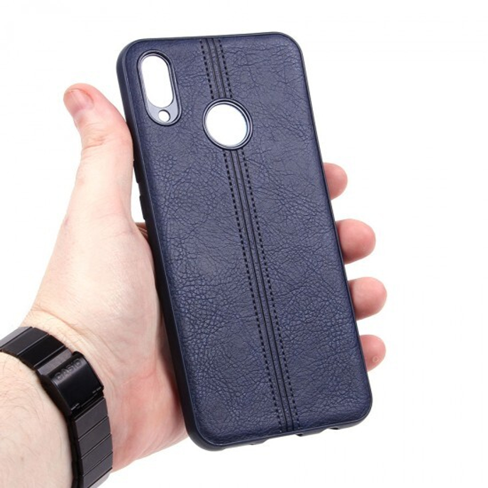 Панель из экокожи для Huawei Nova 3i/ Huawei P Smart+, 010498 Синий