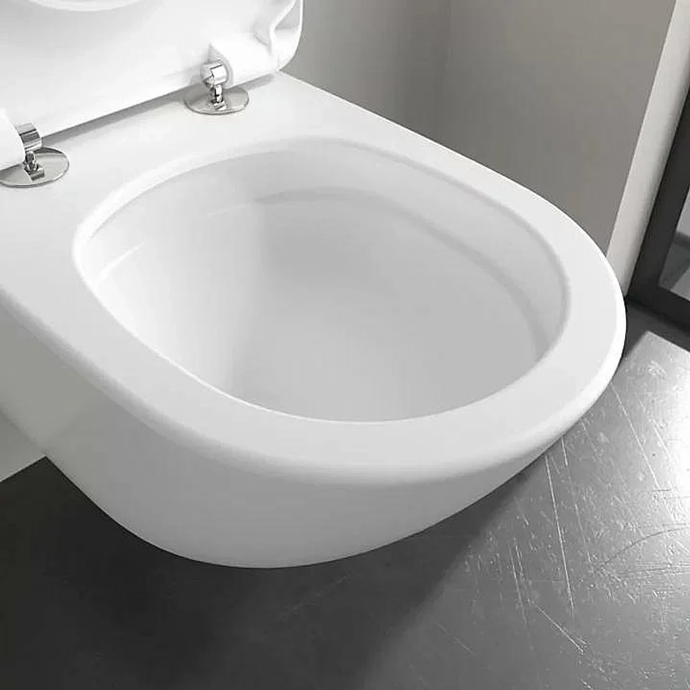 Унитаз подвесной Villeroy&Boch Antao 4674T0R1 альпийский белый, безободковый, слив торнадо