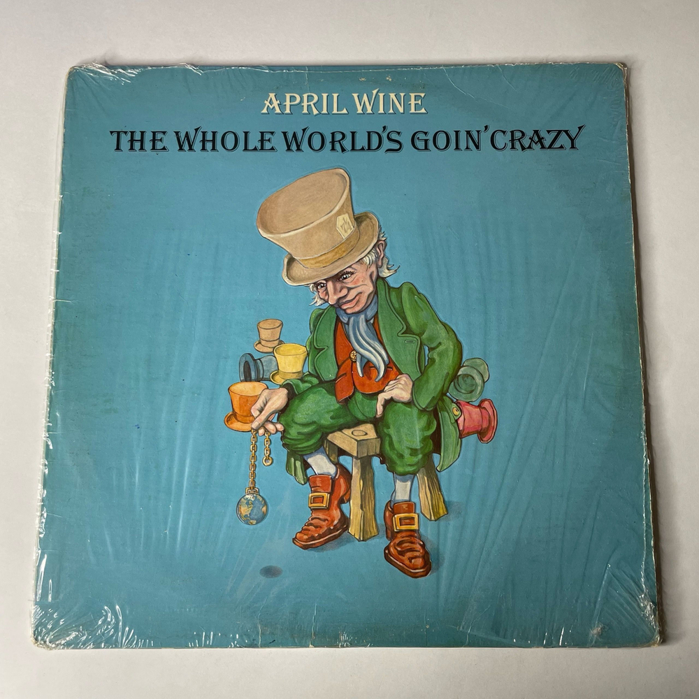 Винтажная виниловая пластинка LP April Wine The Whole World's Goin Crazy (Канада 1976)
