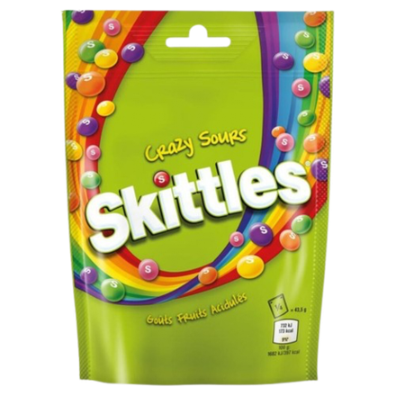 Драже Skittles Crazy Sours