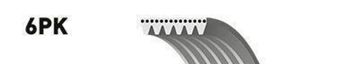Ремень генератора 6PK738 для ВАЗ 2110 карбюратор, инжектор Gates