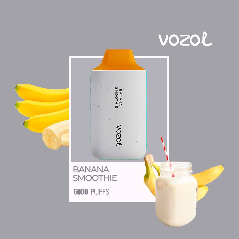 VOZOL STAR 6000 - Banana Smoothie (5% nic)
