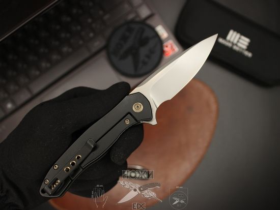 Складной нож WE Knife Kitefin 2001E c клинком из стали CPM-S35VN, рукоять титан