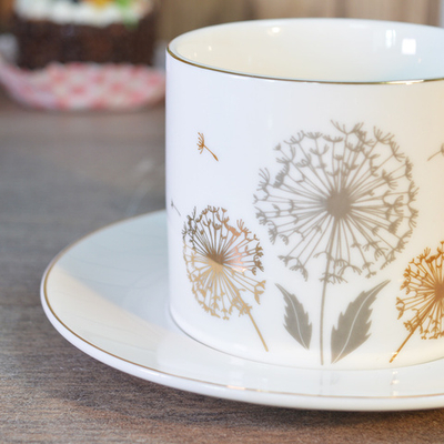 Чайный набор 4 предмета 280мл "Одуванчики" (00113607)