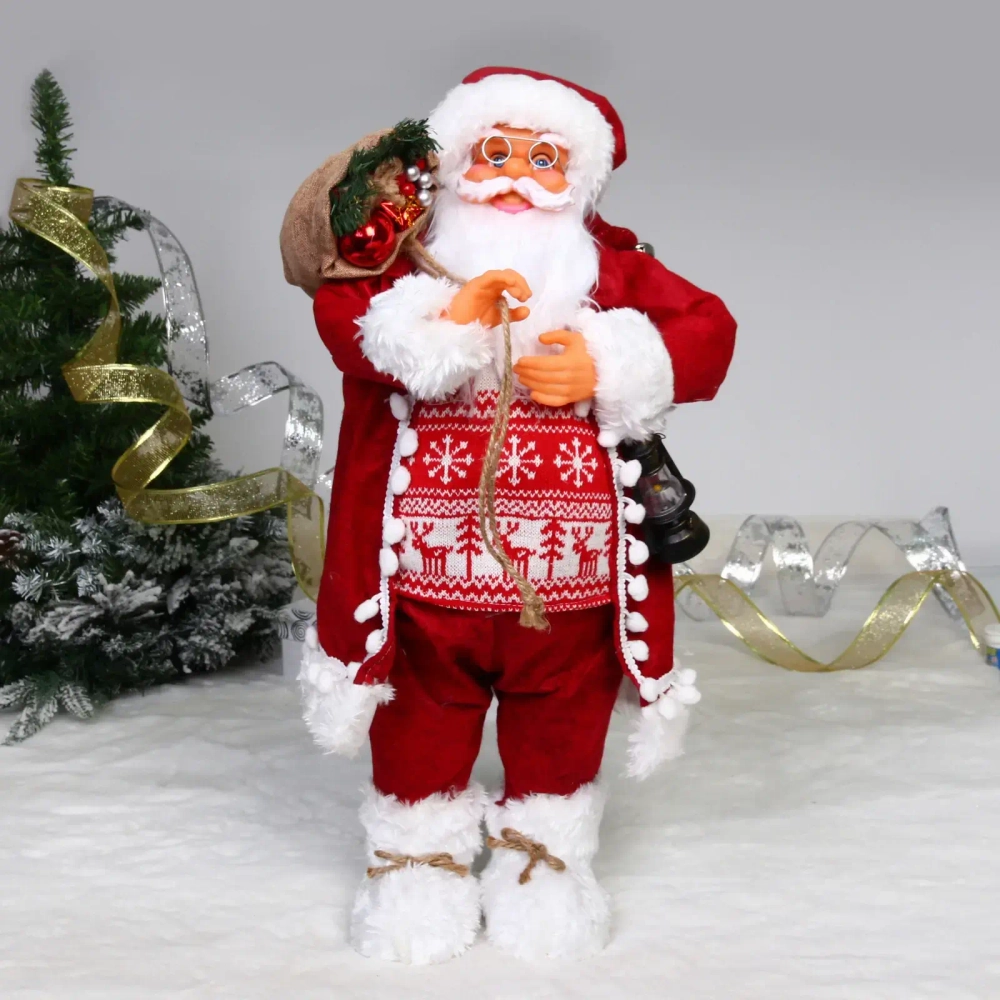 Дед Мороз - Лесовичок «Мир сказок» 60 см, Красный