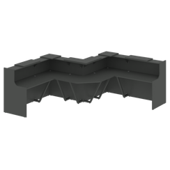 Onix Ресепшн O.R-K-35 Антрацит 3139*3139*1187