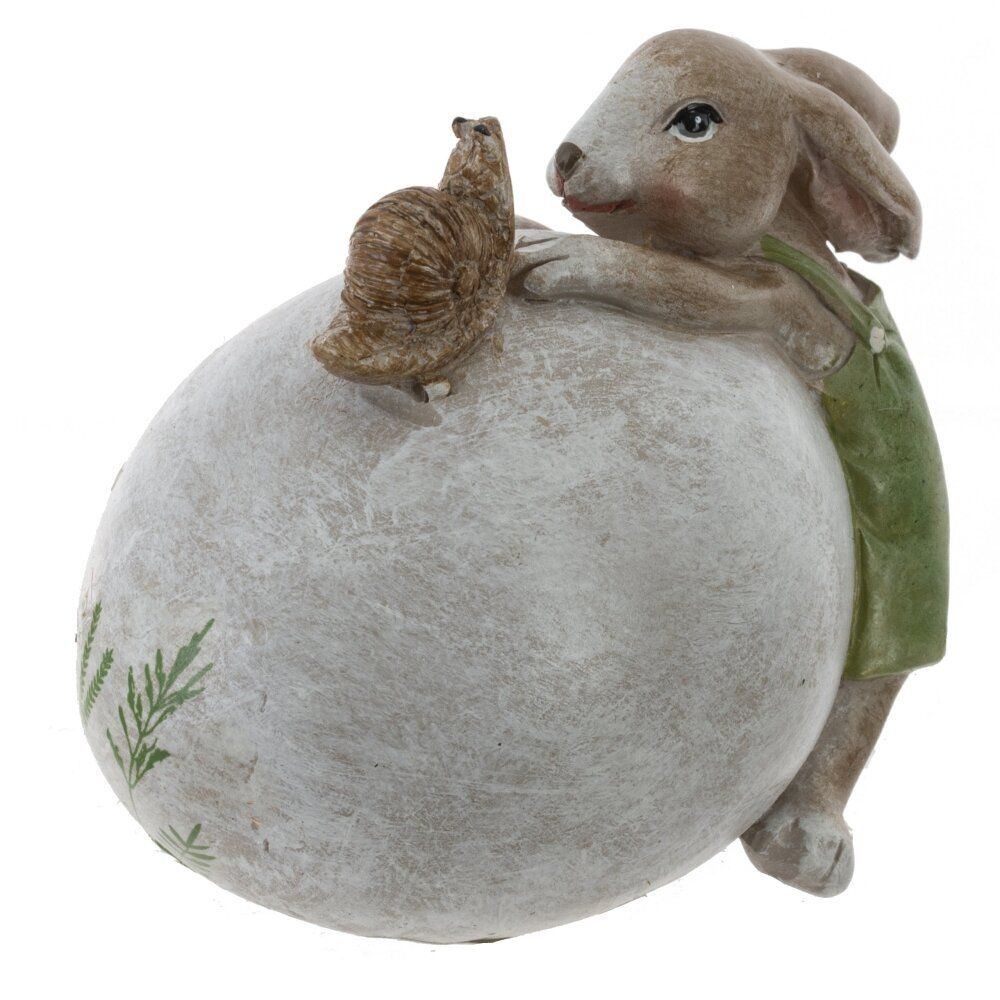 GAEM Фигурка декоративная "Заяц с яйцом", L8,5 W5,5 H6,5 см