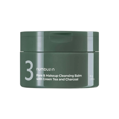 Numbuzin No.3 Pore & Makeup Cleansing Balm with Green Tea and Charcoal 85ml