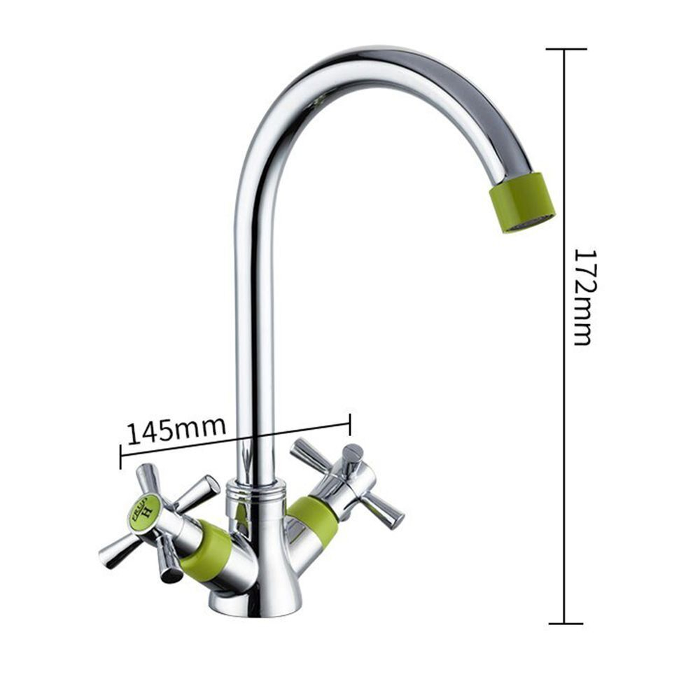 Смеситель для кухни, Frud, с кран-буксой, зел, R49118-6