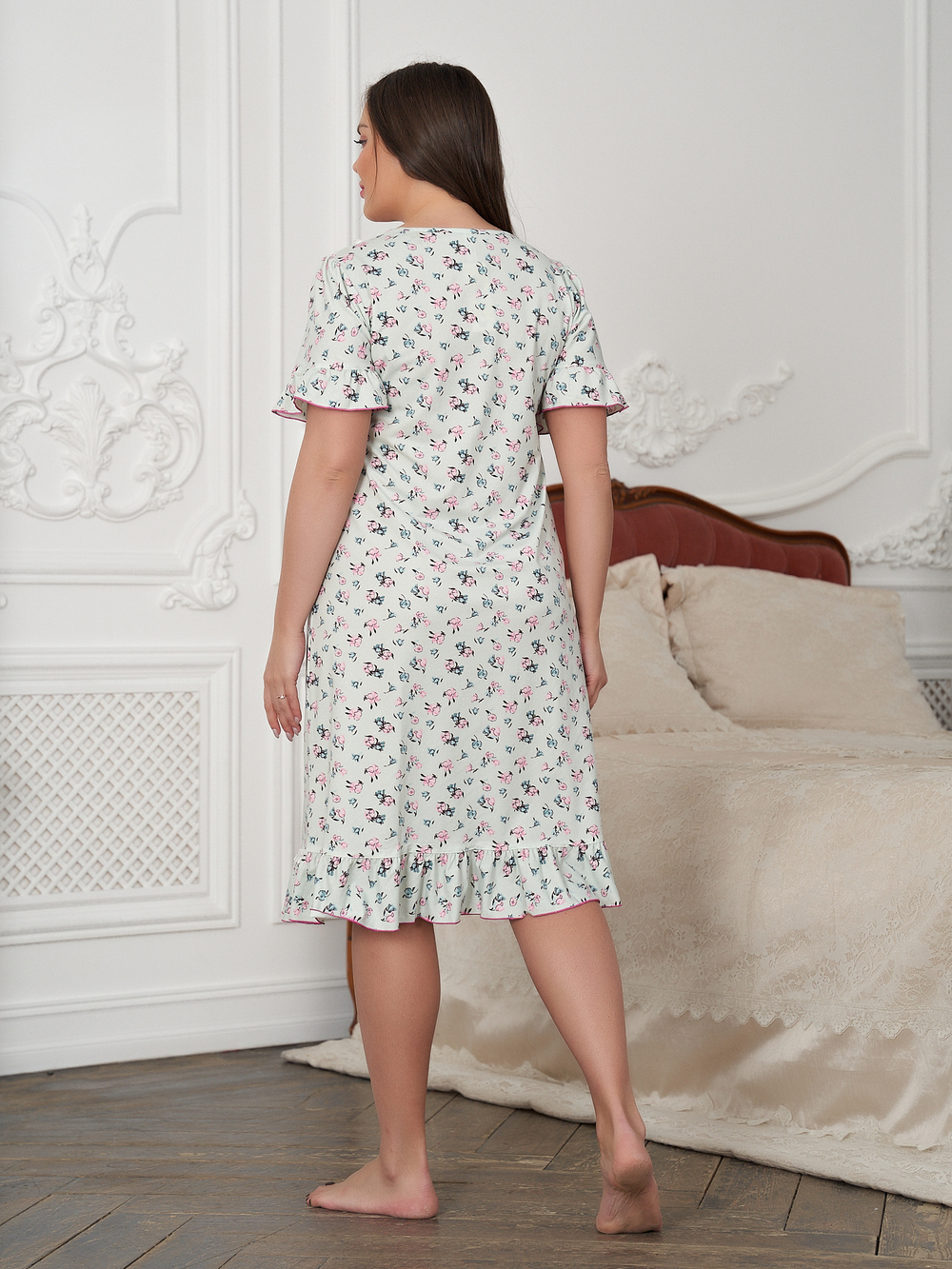 [m]Сорочка с к/р 7004