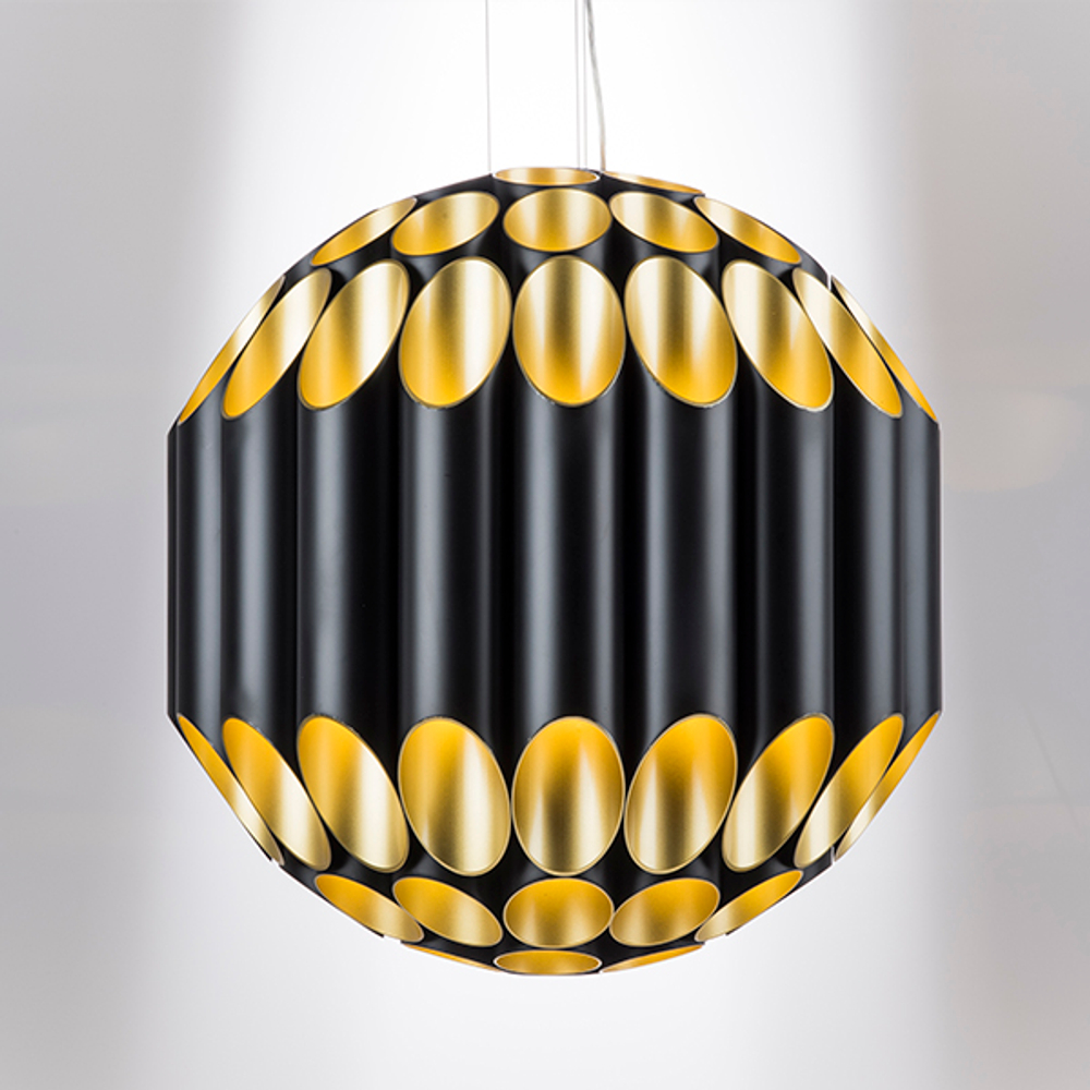 720807 Люстра SIENA 80х40W G9 ЧЕРНЫЙ/ЗОЛОТО