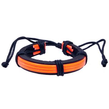 Фенечка - 18 (оранжевая вставка)