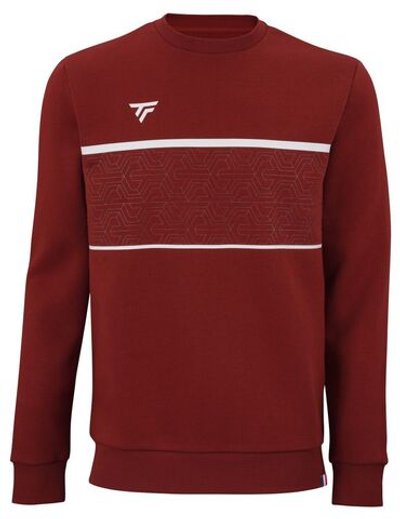 Мужская теннисная кофта Tecnifibre Team Sweater - cardinal