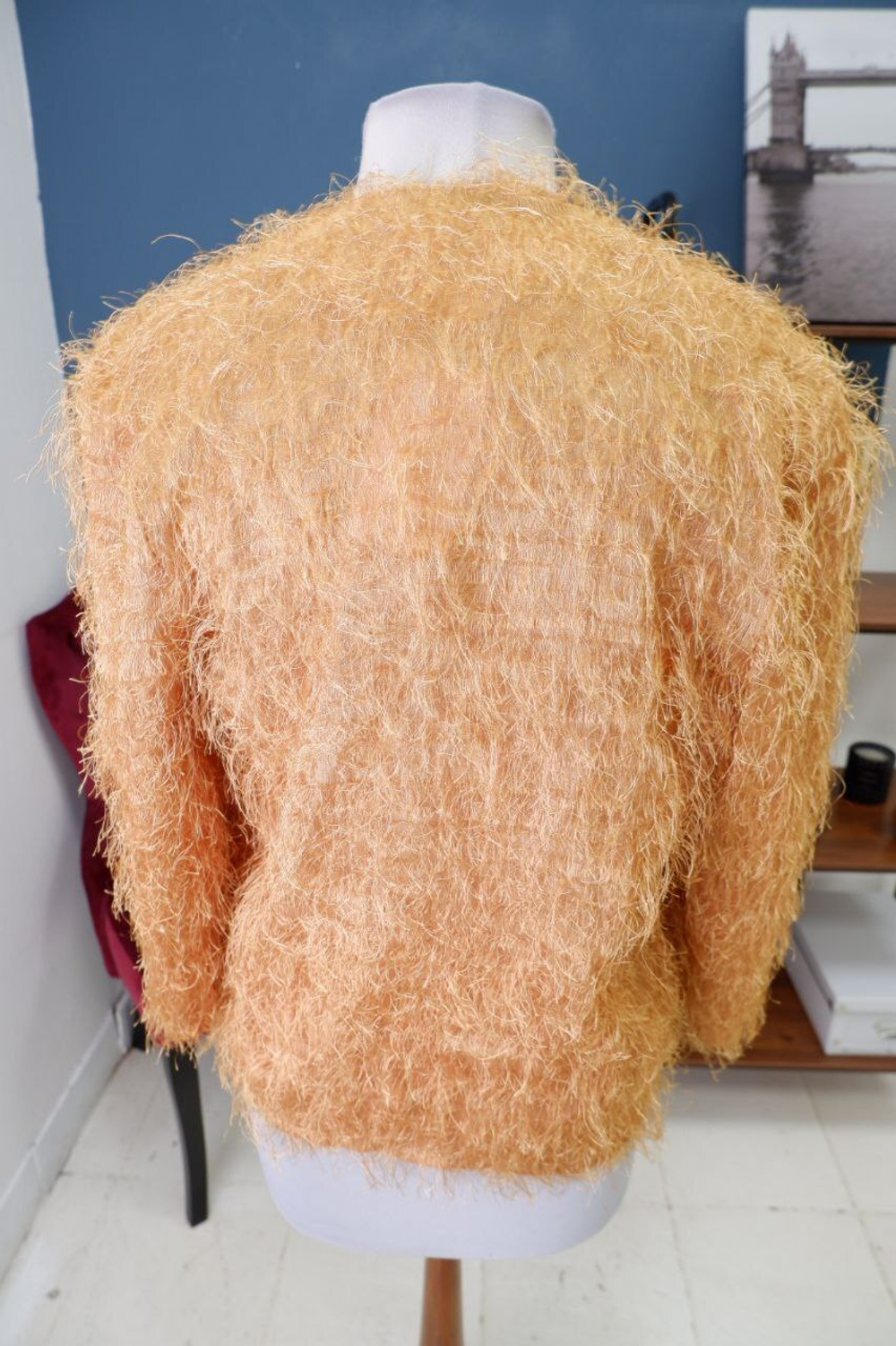 Жакет мохнатый 48 размер
