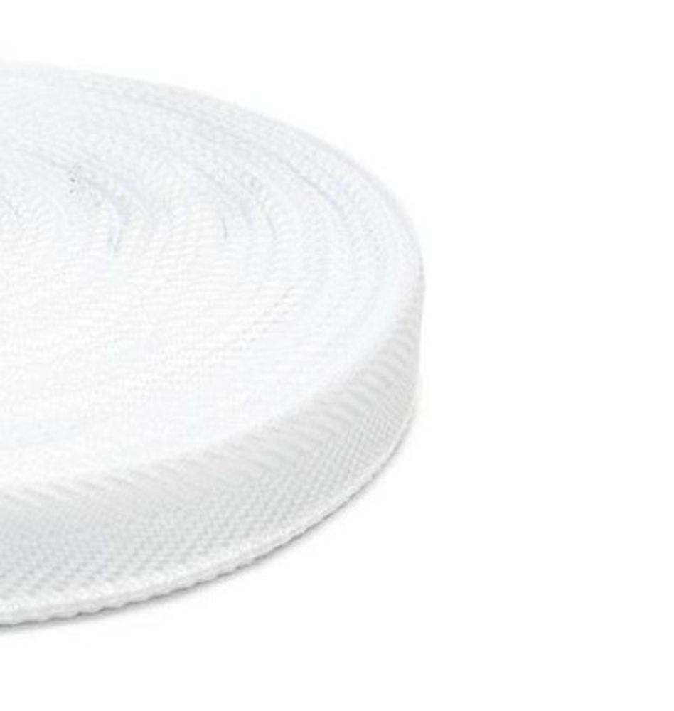 Тесьма окантовочная ёлочка, ш. 2,2 см, 7,5 гр/м, п/э 100%, белый