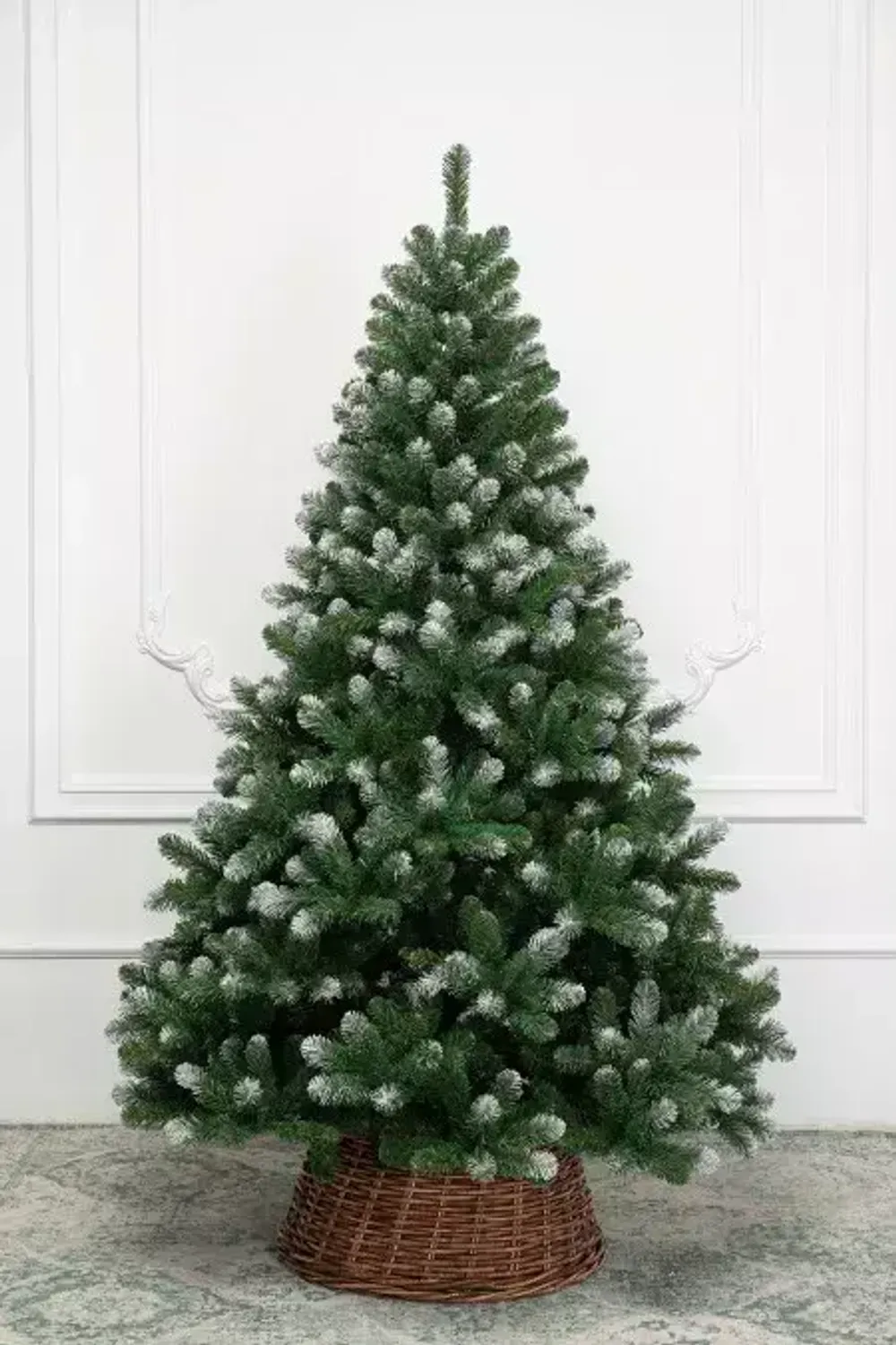 Заснеженная ель «Звездная» (пвх) 180 см / 1,8 м