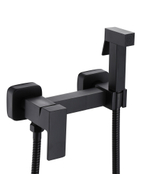 62204-C Комплект для гиг. душа (ЧЕРНЫЙ) КВАДРАТ Hansen (10/1шт)