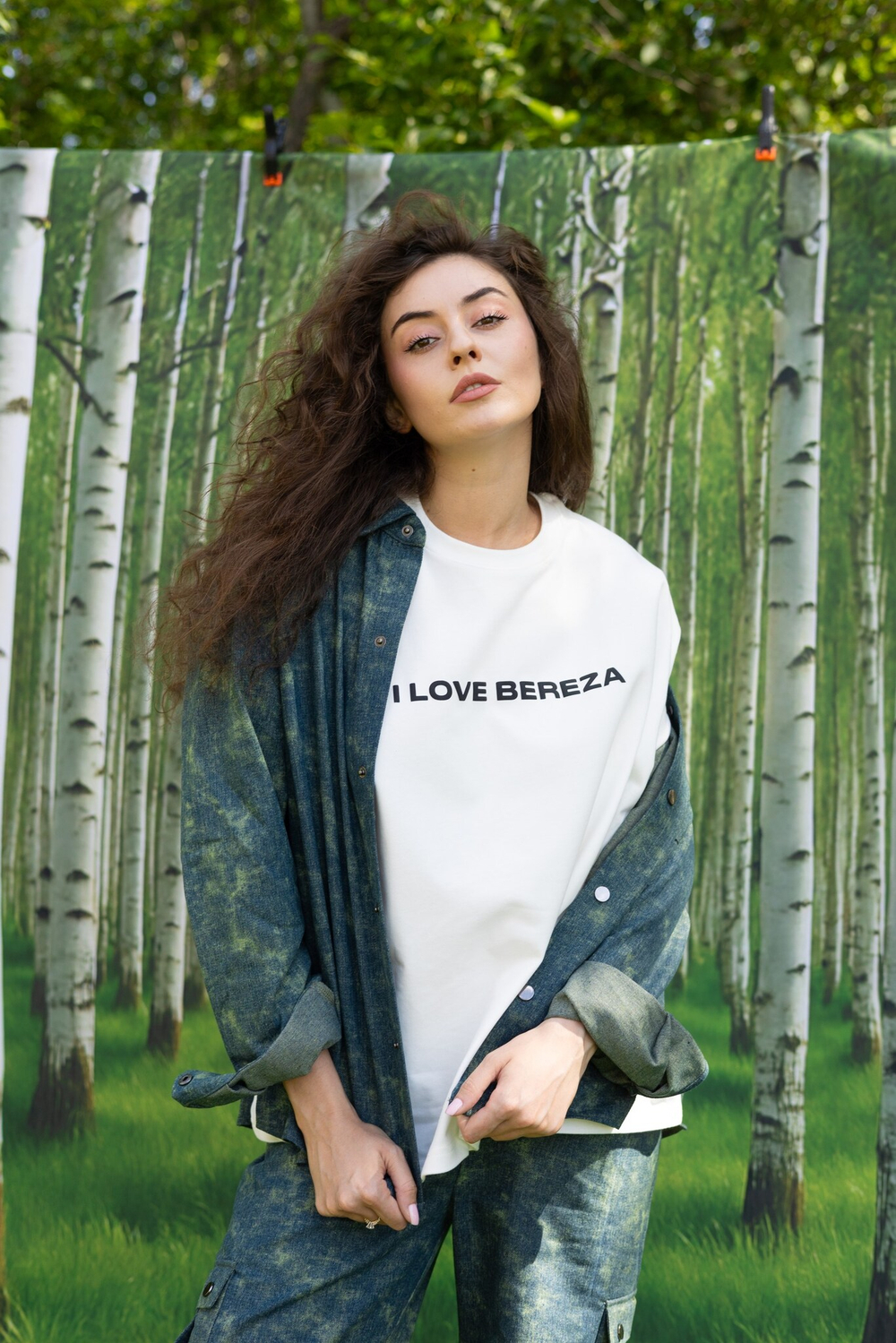 Рубашка Forest Jeans (Dark Blue Green)