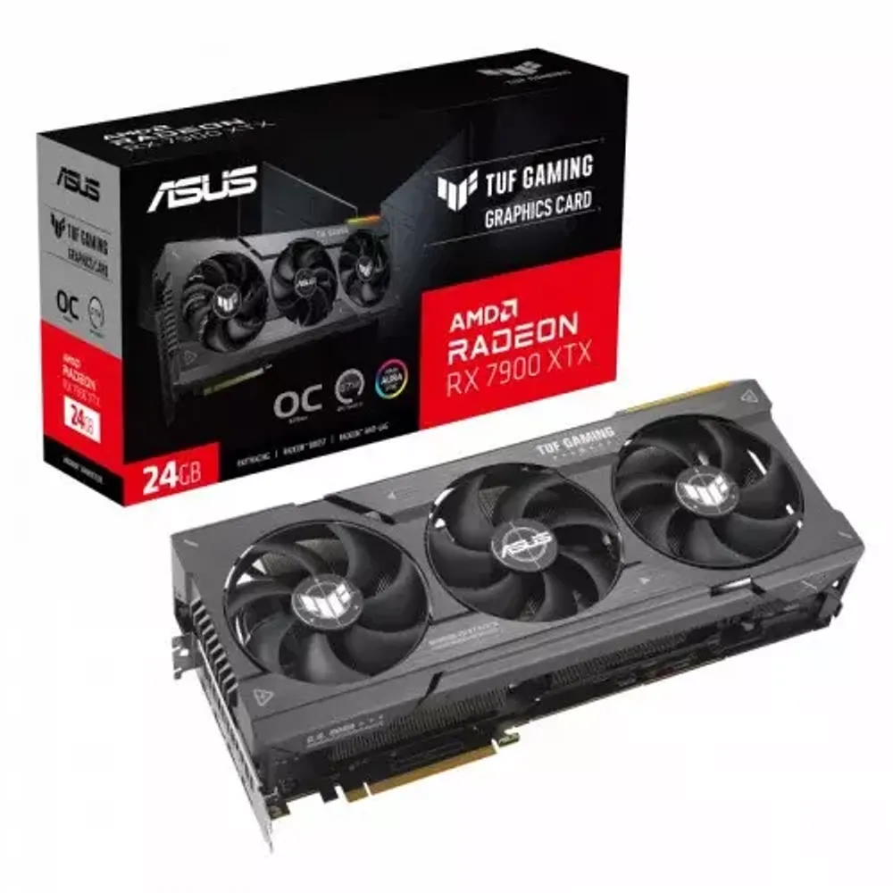 Видеокарта ASUS AMD Radeon RX 7900 XTX OC 24GB (TUF-RX7900XTX-O24G-GAMING)