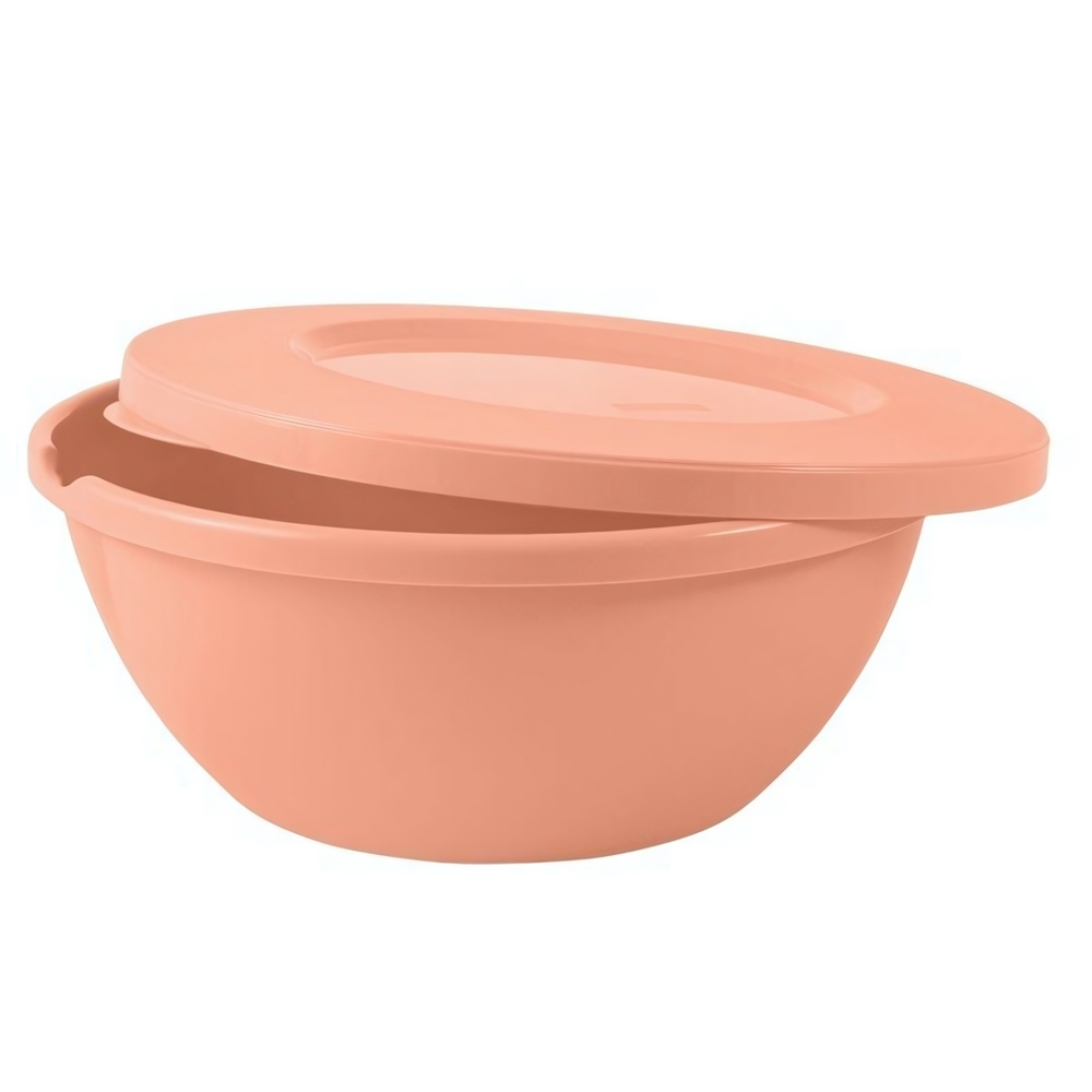 Миска с крышкой HELSINKI 1л персиковая карамель