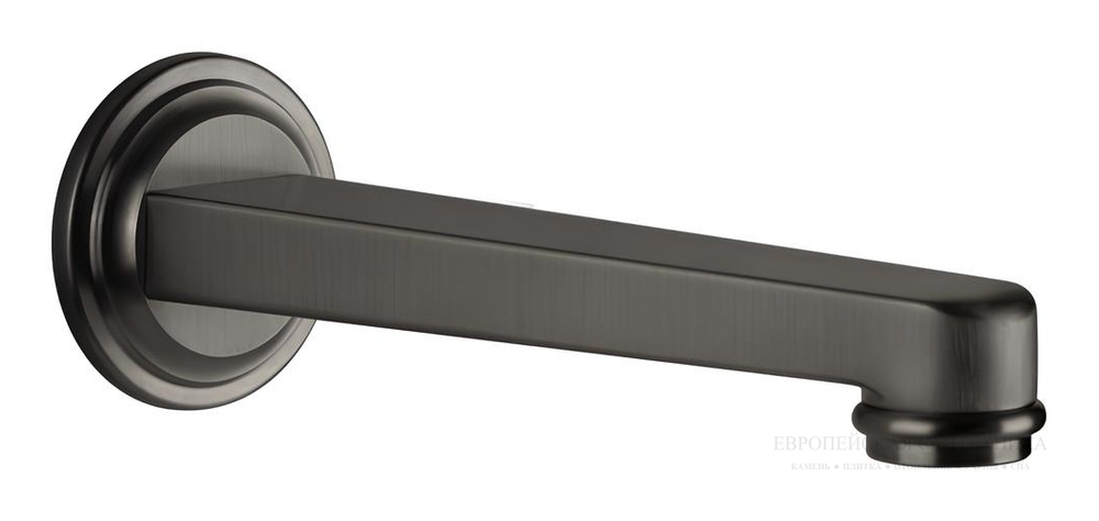 Излив Gessi Venti20, настенный, цвет Black Metal Brushed PVD
