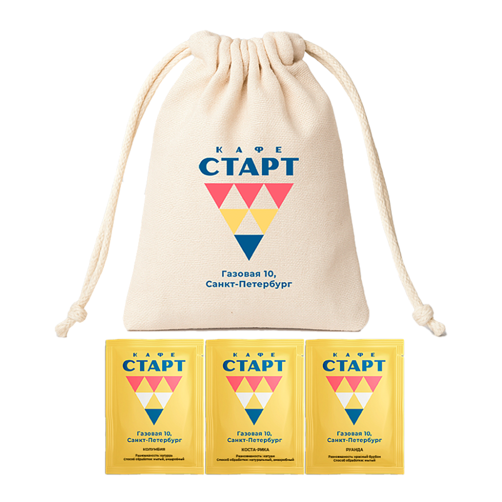Ассорти дрип-пакетов СТАРТ, 6 шт