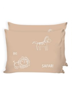 Наволочка комплект 2шт Сказка "Safari (компаньон)" 50х70 см, перкаль