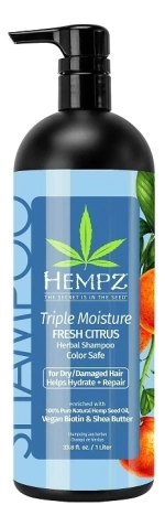 Hempz Шампунь Тройное увлажнение-Triple Moisture Moisture-Rich Daily Herbal Replenishing Shampoo
