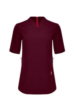 Топ медицинский женский Ньюлук, бордо