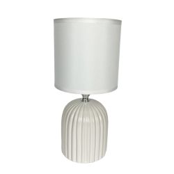 Настольная лампа Rivoli May 7548-501 1 х Е14 40 Вт керамика белая с абажуром | Rivoli