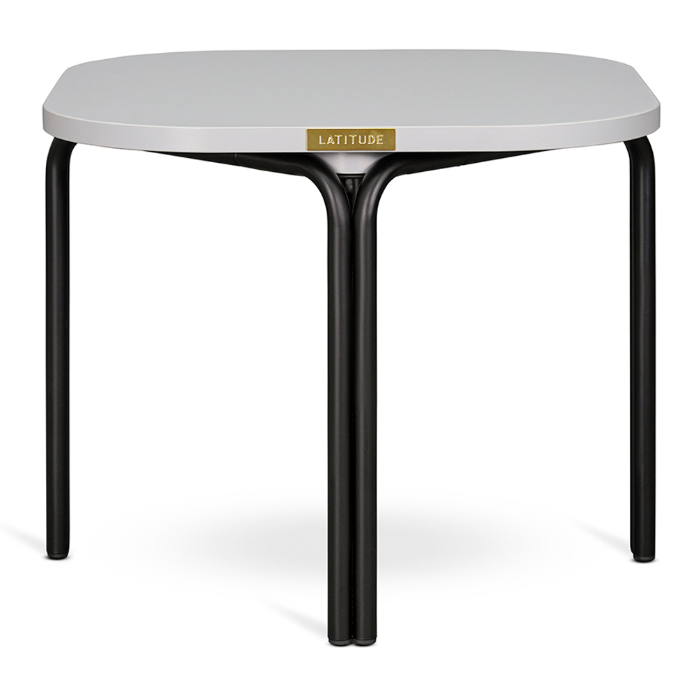 Столик кофейный ror, 50х50 см, черный/серый